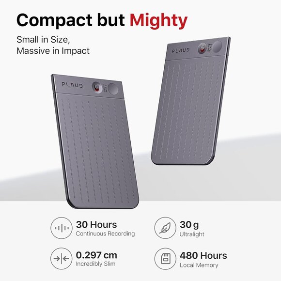 PLAUD Note AI Voice Recorder, App Control, Transcribe & Summarize Empowered - Picture 2 of 8